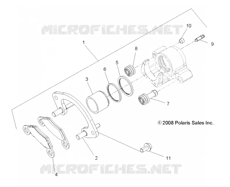 BRAKES, ETRIER DE FREIN ARRIERE