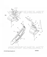 CHASSIS, PROTECTION D'EMBRAYAGE AND FOOTRESTS