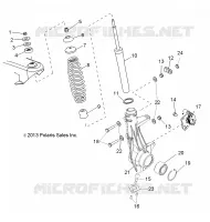 SUSPENSION, JAMBE DE FORCE AVANT