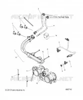 SYSTÈME D'ALIMENTATION, RAIL, LINES AND THROTTLE BODY