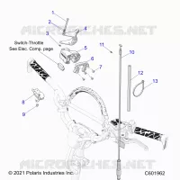 MOTEUR, THROTTLE CONTROL ASM.