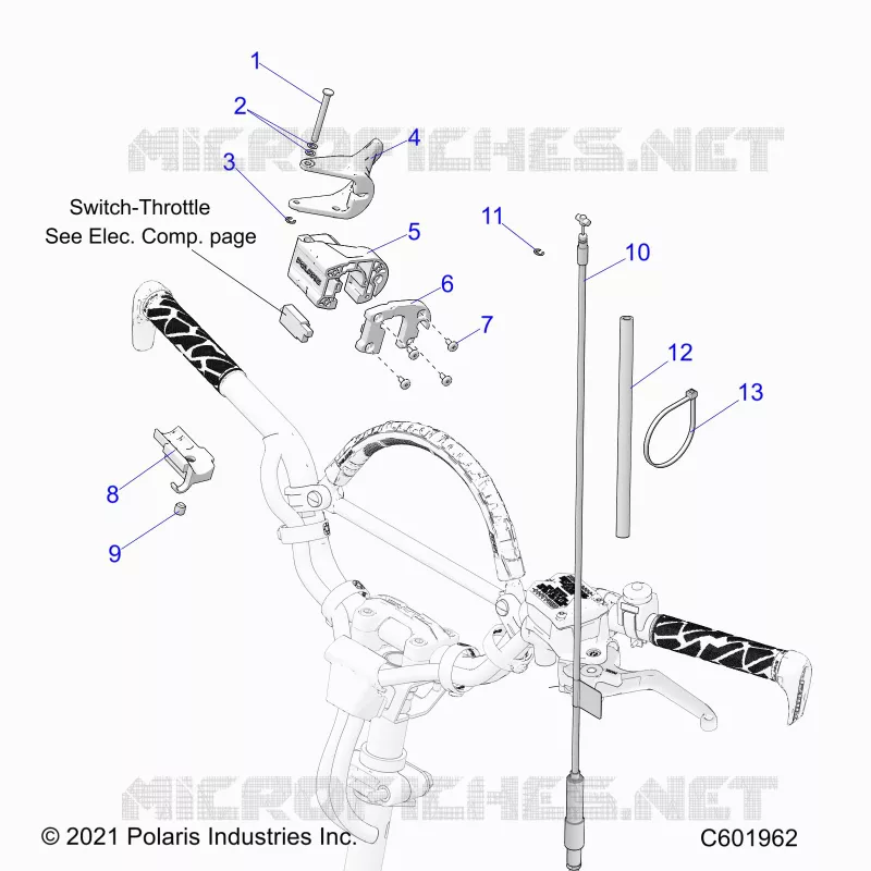 MOTEUR, THROTTLE CONTROL ASM.