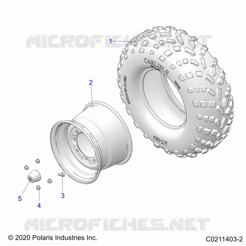 ROUES, REAR TIRE