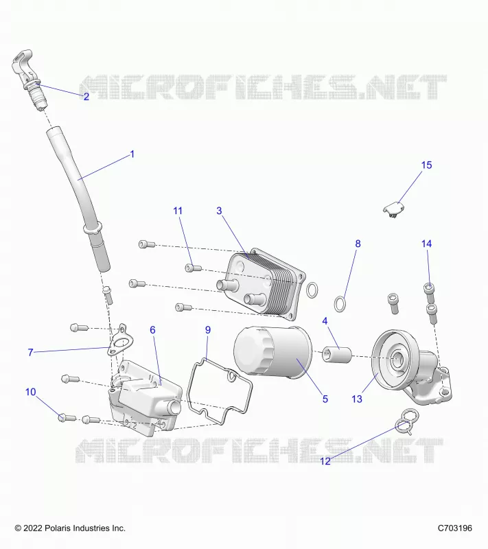 ENGINE, JAUGE ET FILTRE A HUILE