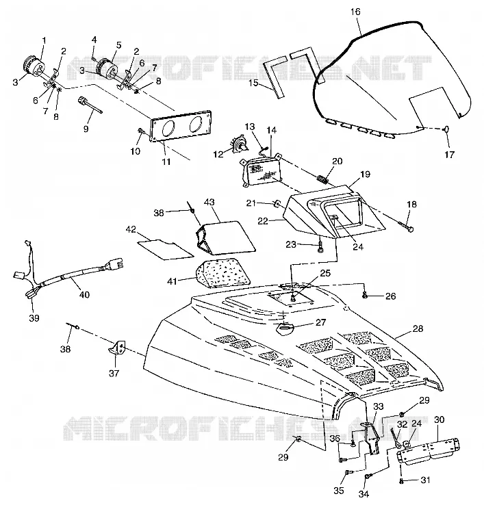 CAPOT 700 RMK 0980966 and EUROPEAN 700 RMK E980966 (4943724372A009)