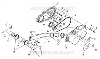 COUVERCLE D'EMBRAYAGE ASSEMBLY Trail Boss W938527 (4924072407021A)