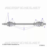 SYSTÃˆME DE TRANSMISSION, FRONT HALF SHAFT