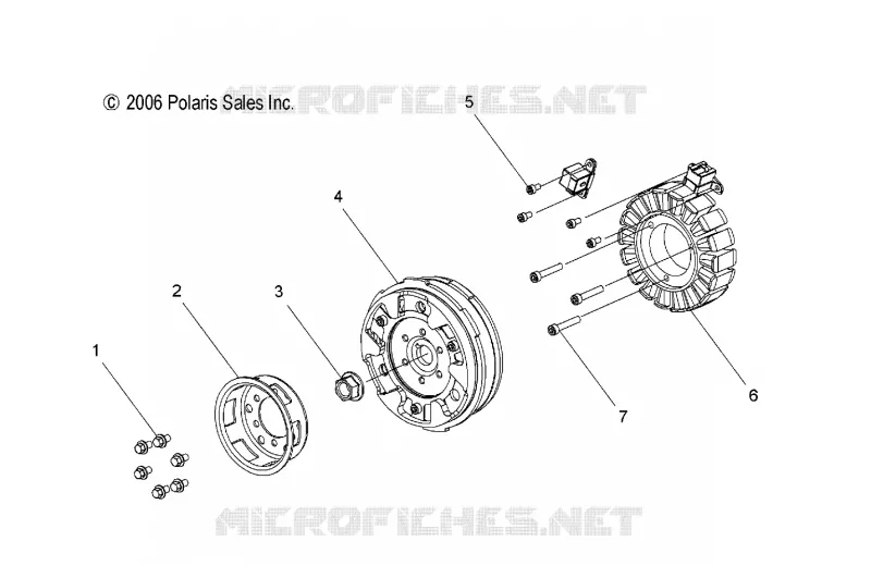 MOTEUR, STATOR/VOLANT MOTEUR