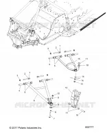 SUSPENSION AVANT, CONTROL ARMS AND SPINDLE