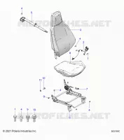 SIEGE (DRIVER) AND SEAT BELT MOUNTING -T23AALHB/GB (500199C)