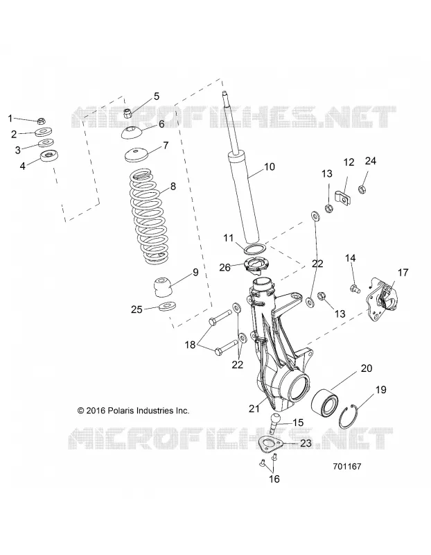 SUSPENSION AVANT STRUT