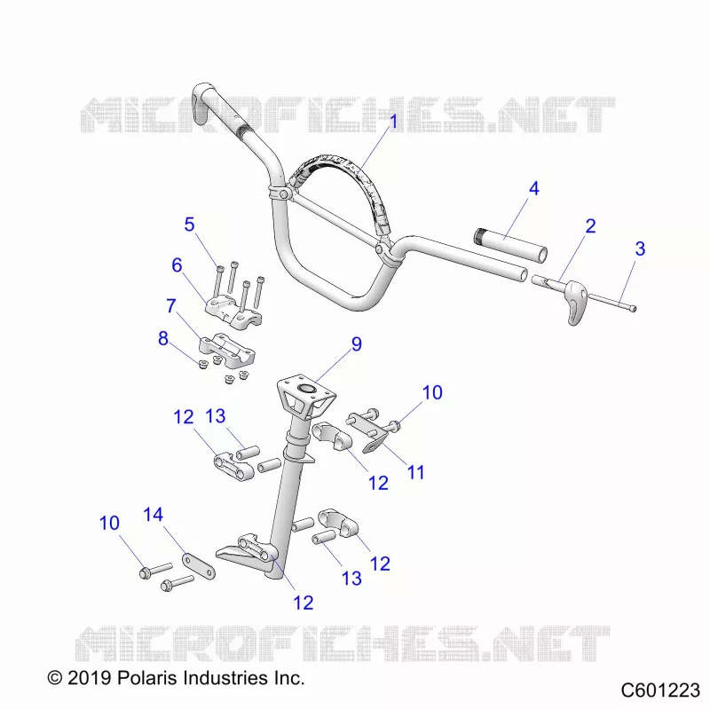 STEERING, FIXATION GUIDON