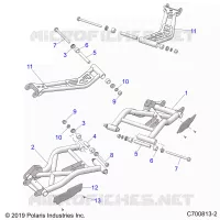 SUSPENSION ARRIERE CONTROL ARMS