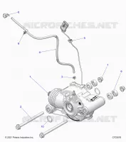 SYSTÃˆME DE TRANSMISSION, FRONT GEARCASE MOUNTING