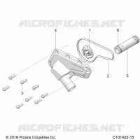 MOTEUR, WATERPUMP IMPELLER AND COVER