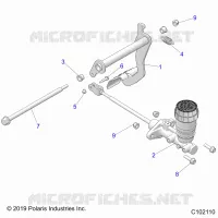 BRAKES, PEDAL AND MAITRE CYLINDRE MOUNTING