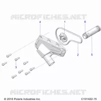 MOTEUR, WATERPUMP IMPELLER AND COVER
