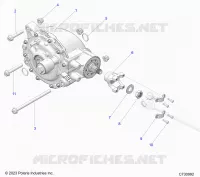 SYSTÃˆME DE TRANSMISSION, REAR GEARCASE MOUNTING