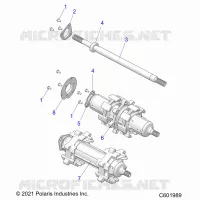 DRIVE TRAIN, JACKSHAFT AND ARBRE DE TRANSMISSION