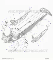 CHASSIS, PROTECTION D'EMBRAYAGE, FOOTRESTS, AND RUNNINGBOARDS