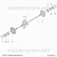 SUSPENSION ARRIERE AXLE