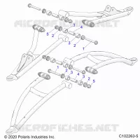 SUSPENSION AVANT A-ARMS MOUNTING