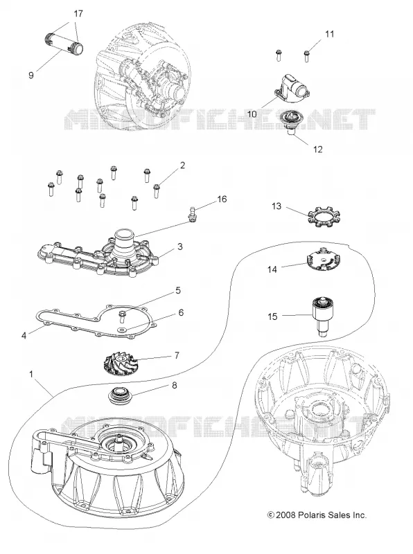 REFROIDISSEMENT SYSTEM and POMPE A EAU