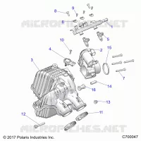 ENGINE, PRISE D'AIR MANIFOLD