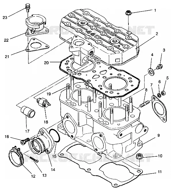 CYLINDRE 440 XCR 0941760 (4925182518033A)