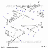 SUSPENSION AVANT CONTROL ARMS
