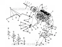 SUPPORT MOTEUR 600 XCR 0961676 and EUROPEAN 600 XCR E961676 (4932123212C001)