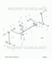SUSPENSION, FRONT BARRE STABILISATRICE