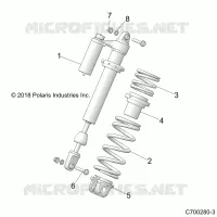 SUSPENSION, AMORTISSEUR AVANT MOUNTING