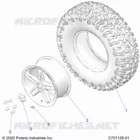 ROUES, FRONT/REAR