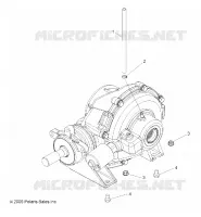 SYSTÈME DE TRANSMISSION, REAR SUPPORT PONT