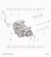 SYSTÃˆME DE TRANSMISSION, GEARCASE, REAR, MOUNTING
