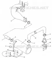 ECHAPPEMENT SL 650 STD B954358 (4932923292B004)