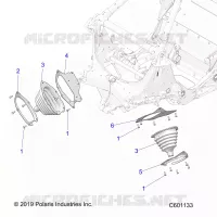 CHASSIS, TIE ROD BOOT ASM.