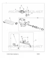 FREIN AVANT BRAKE LEVER AND MASTER CYLINDER