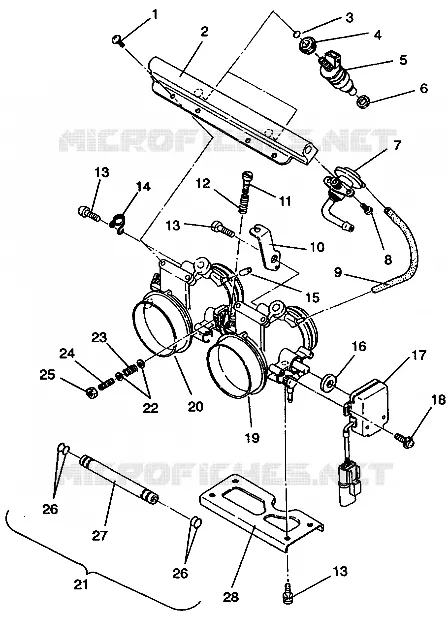 CORPS DE PAPILON ASSEMBLY 500 EFI 0942774 and  EFI SKS 0942574 (49274127410037)