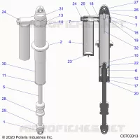 SUSPENSION ARRIERE SHOCK INTERNALS