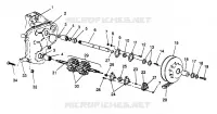 ARBRE DE TRANSMISSION WIDETRAK GT 0962061 AND EUROPEAN WIDETRAK GT E962061 (4931623162B010)