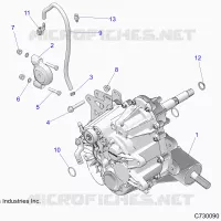 SYSTÃˆME DE TRANSMISSION, MAIN GEARCASE MOUNTING