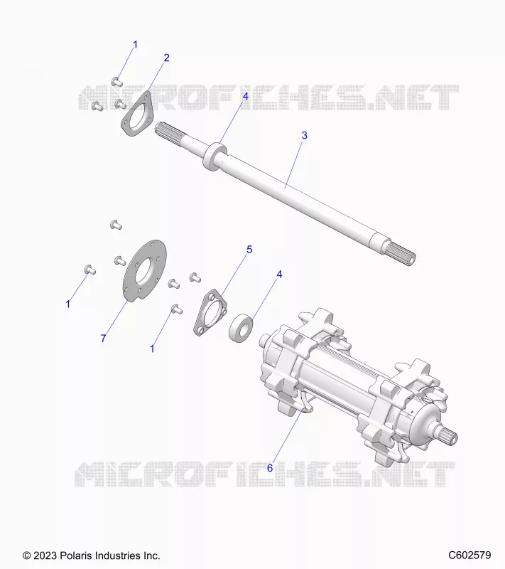 DRIVE TRAIN, JACKSHAFT AND ARBRE DE TRANSMISSION