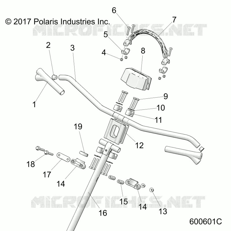 STEERING, FIXATION GUIDON