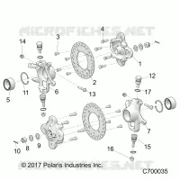 SUSPENSION AVANT HUB