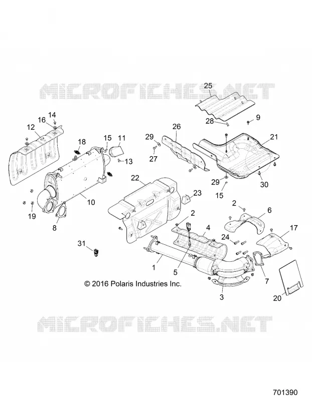 ENGINE, ECHAPPEMENT