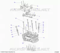 ENGINE, CULASSE AND VALVES