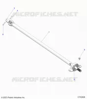 SYSTÃˆME DE TRANSMISSION, REAR PROP SHAFT