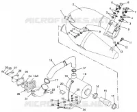 ECHAPPEMENT SL 900 B964291 and  Intl. SL 900 I964291 (4935583558B005)